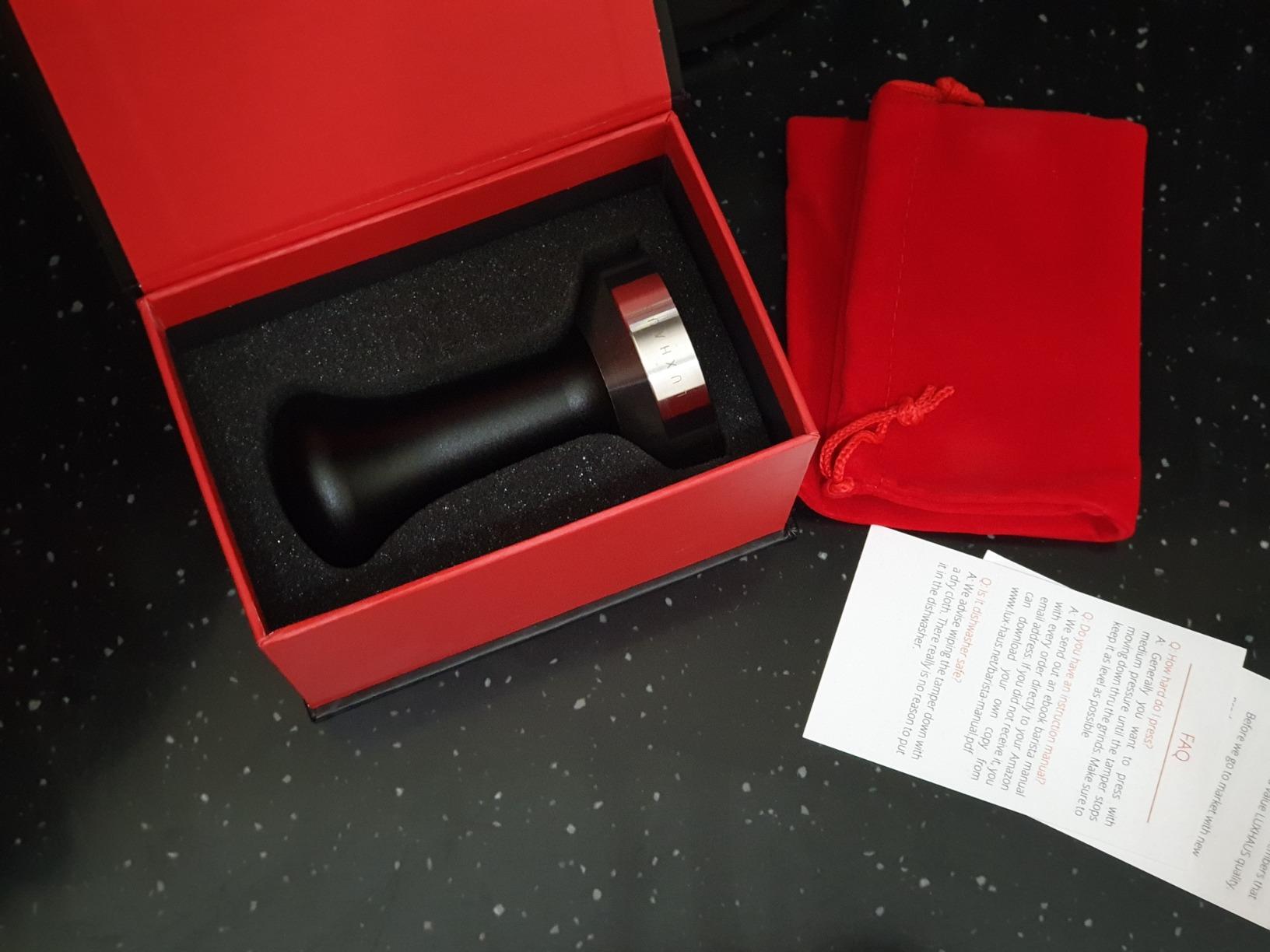 LuxHaus 58mm Espresso Tamper - LuxHaus Premium Barista Coffee Tamper - 100% Flat Stainless Steel Base customer photo 2