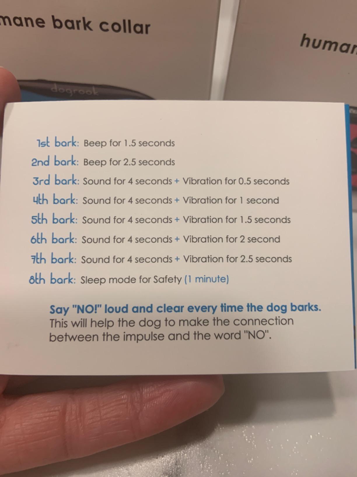 Dogrook Humane No Shock Rechargable Beep & Vibration Bark Collar for Dogs | Rechargeable anti-bark collar uses beep and vibration without shock for small, medium, and large dogs from 12 to 110 lbs customer photo 1