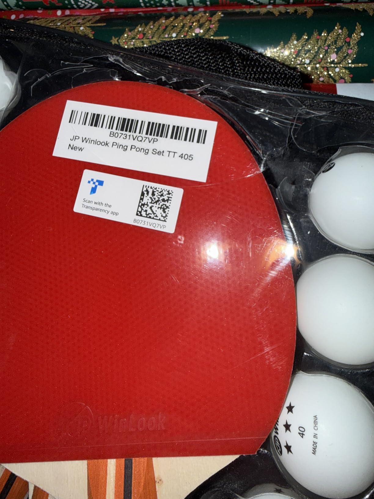 JP WinLook Ping Pong Paddles Sets - Portable Table Tennis Paddle Set with Ping Pong Paddles Professional Case & Ping Pong Balls - Premium Table Tennis Racket Player Set for Indoor & Outdoor Games customer photo 1