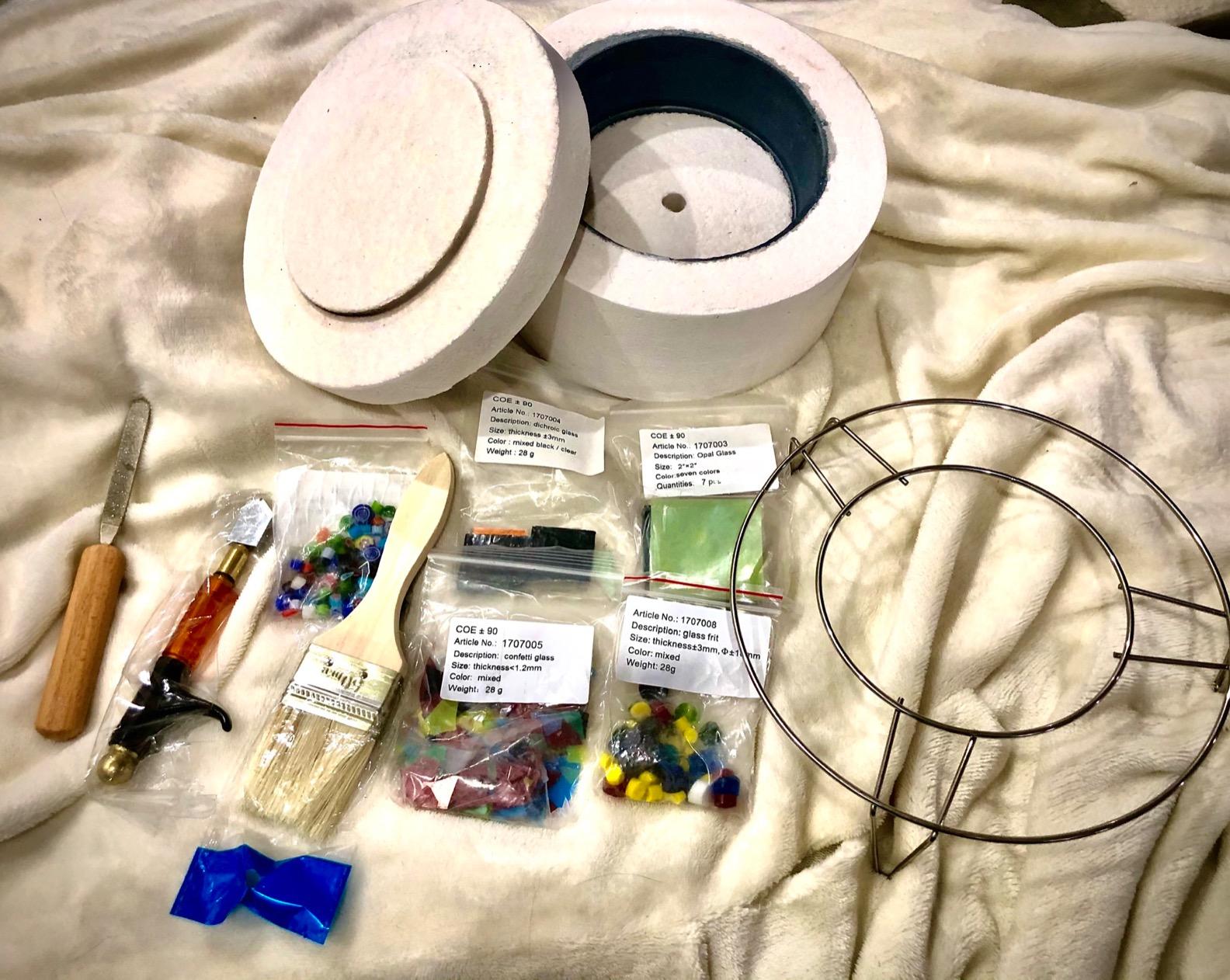 Extra Large Microwave Kiln Kit 15 Piece Set for DIY jewelry making tools customer photo 2