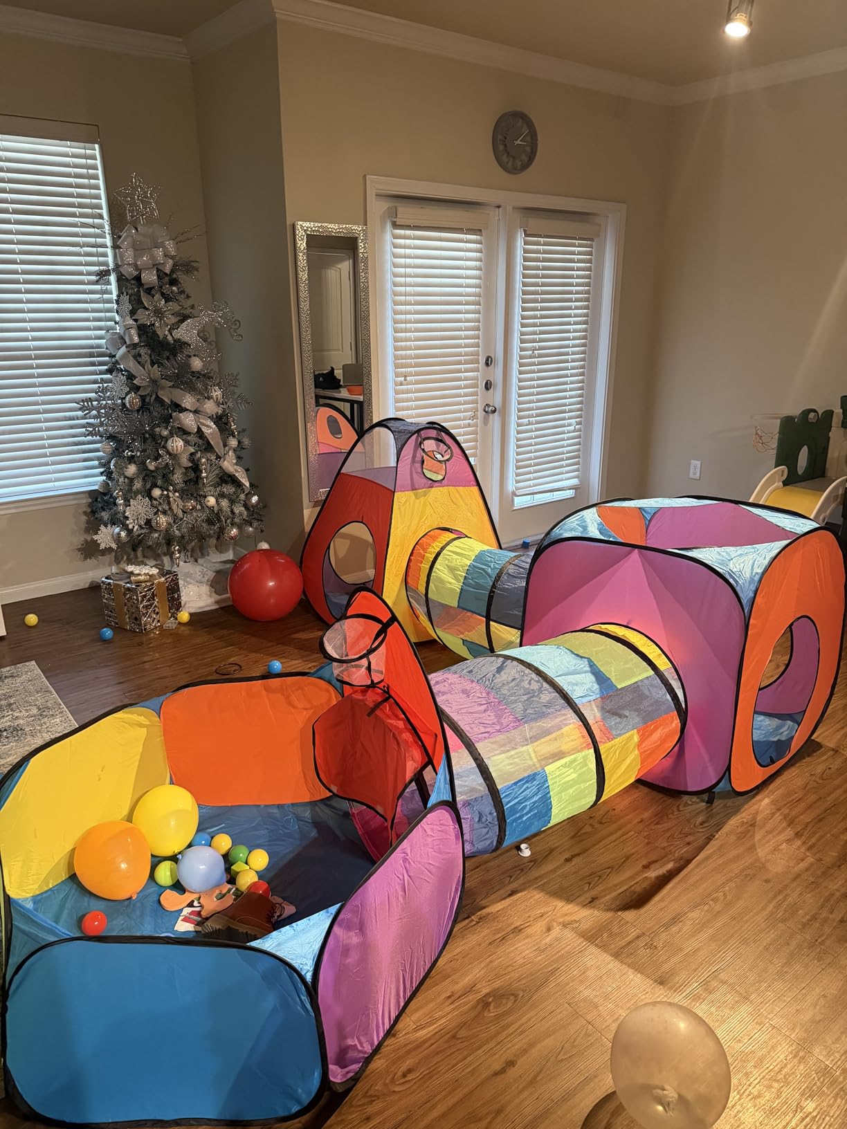 Playz 5pc Pop Up Play Tent and Crawl Through Tunnels for Kids w/Carry Bag customer photo 2