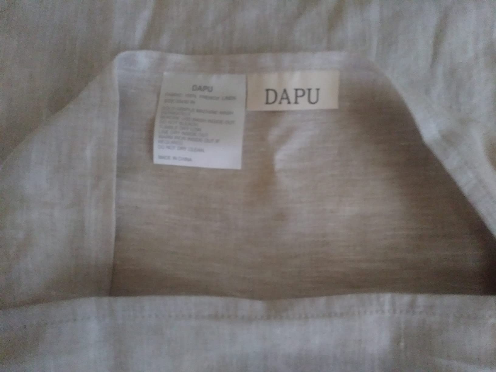 DAPU 100% Linen Sheets Queen Size,170GSM French Flax Pure Linen Sheets Set customer photo 1