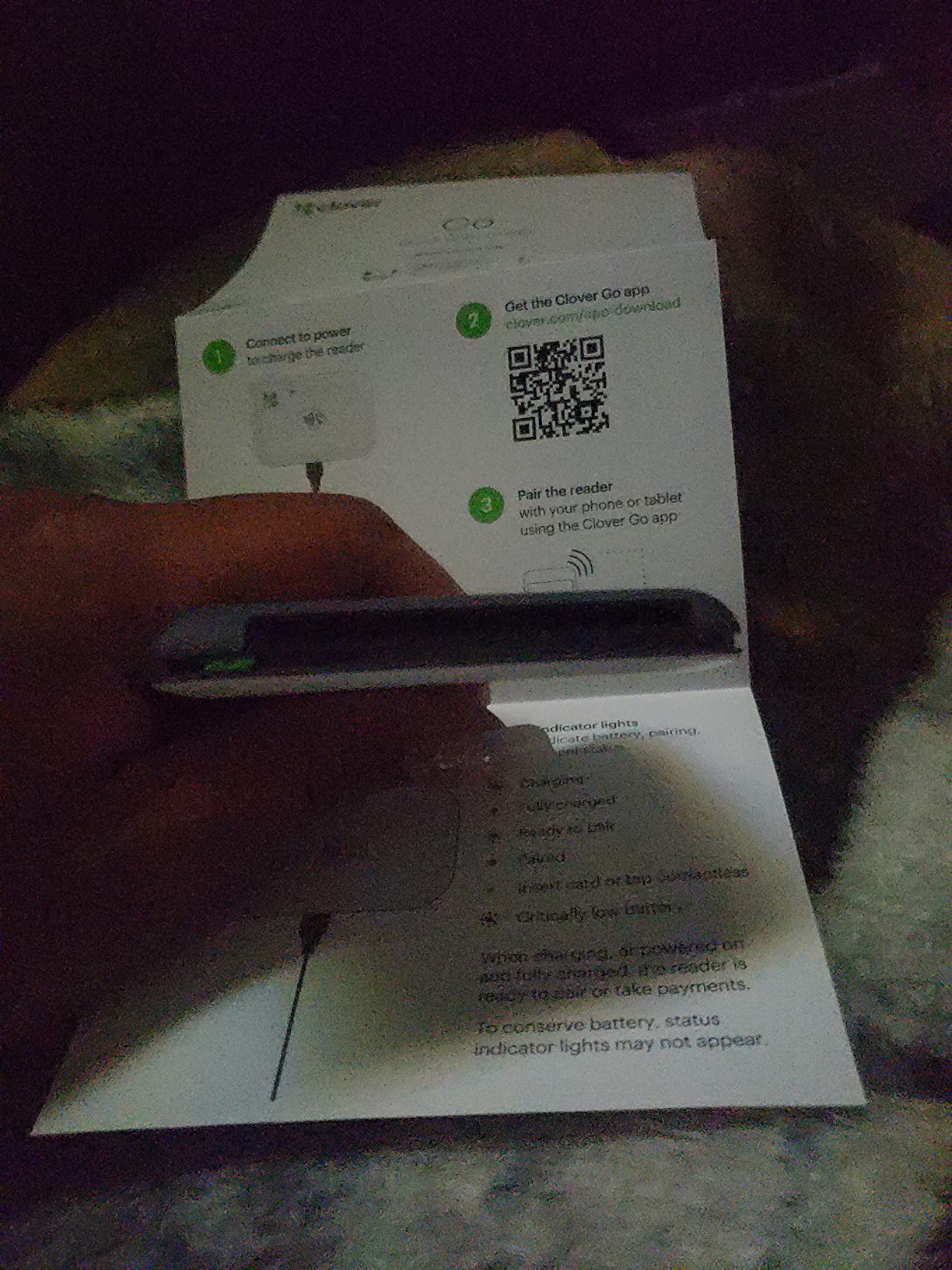 Clover Go Contactless Reader - EMV/Chip Ready - No Merchant Account Required customer photo 1
