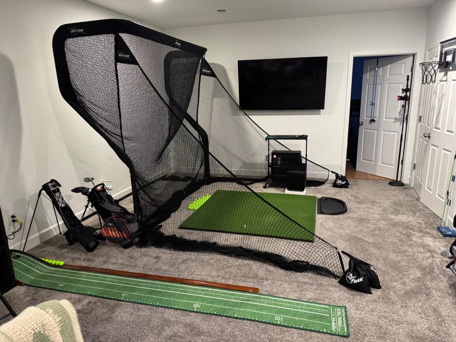Redneck Convent Fishing Rod Holder - Fishing Gear Pole Holder for 16 Rod and Reel Combos - Vertical Fishing Rod Rack Floor Storage customer photo 2