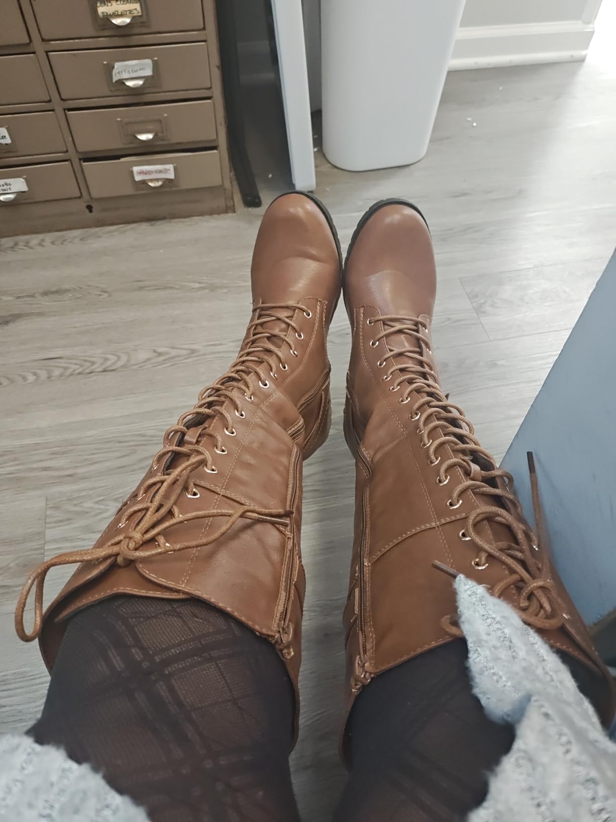 Mango 27 Womens Knee High Buckle Riding Boots customer photo 1