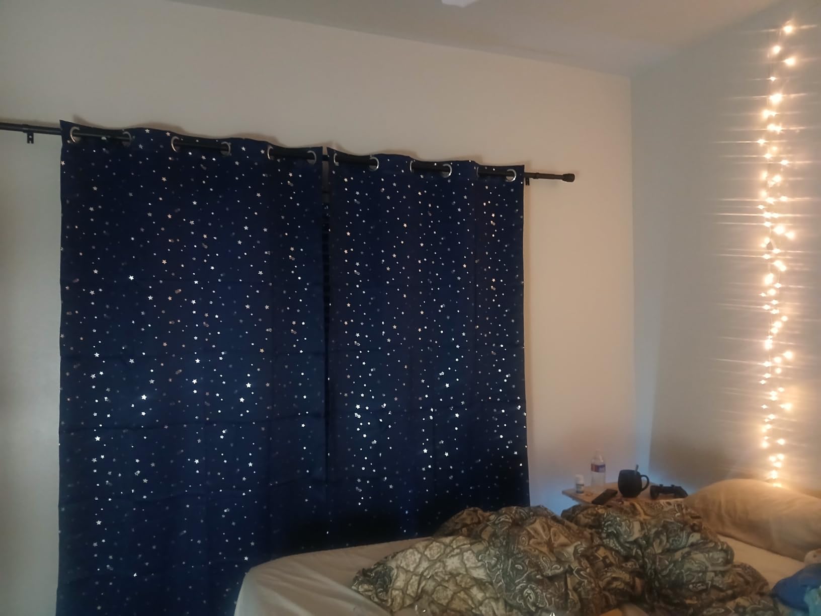 BGment Kids Blackout Curtains for Boys Bedroom 63 Inch Long - Navy 2 Panels customer photo 2