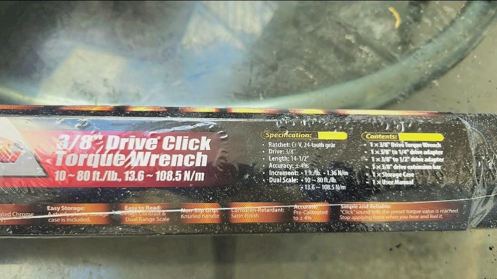 EPAuto 3/8-Inch Drive Click Torque Wrench 10-80 Ft-lb./ 13.6-108.5 Nm customer photo 1
