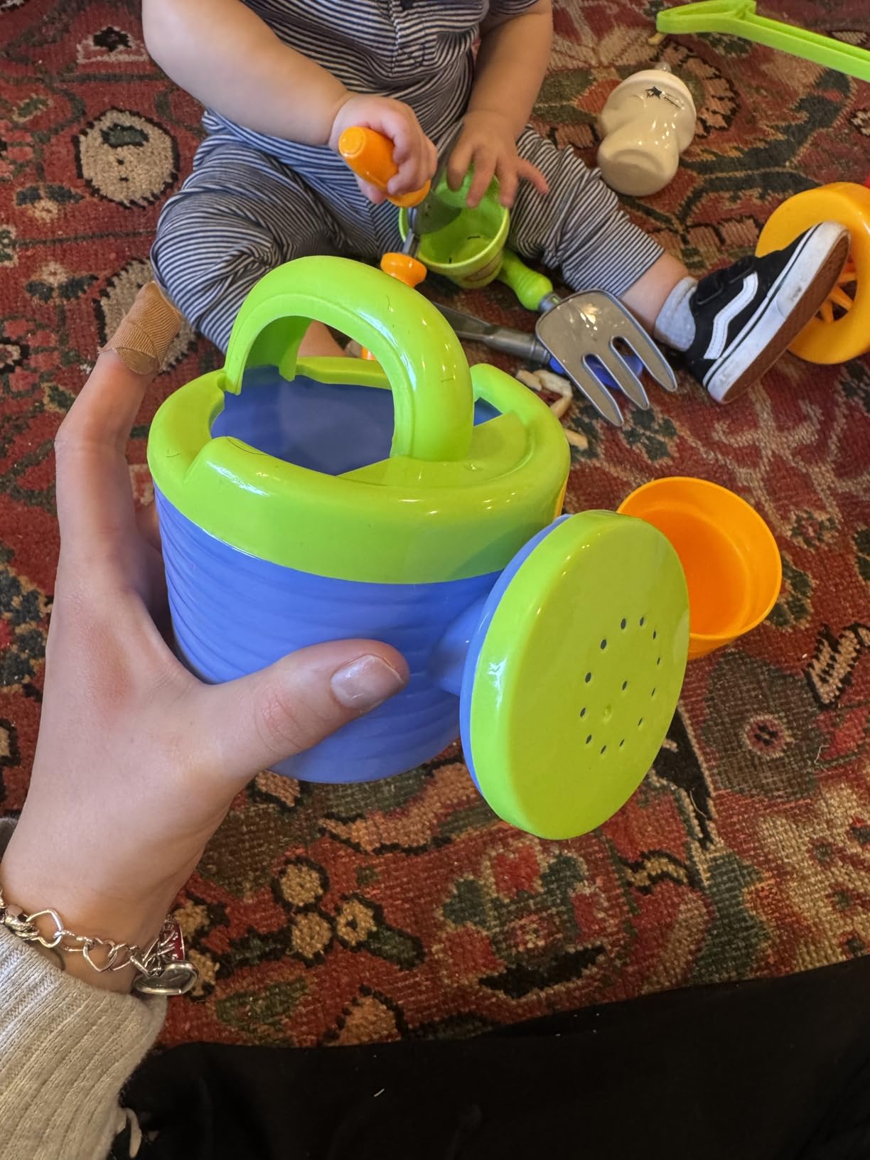 Dimple Garden Wagon & Tools Toy Set, Kids Gardening Set, Sturdy & Durable customer photo 2