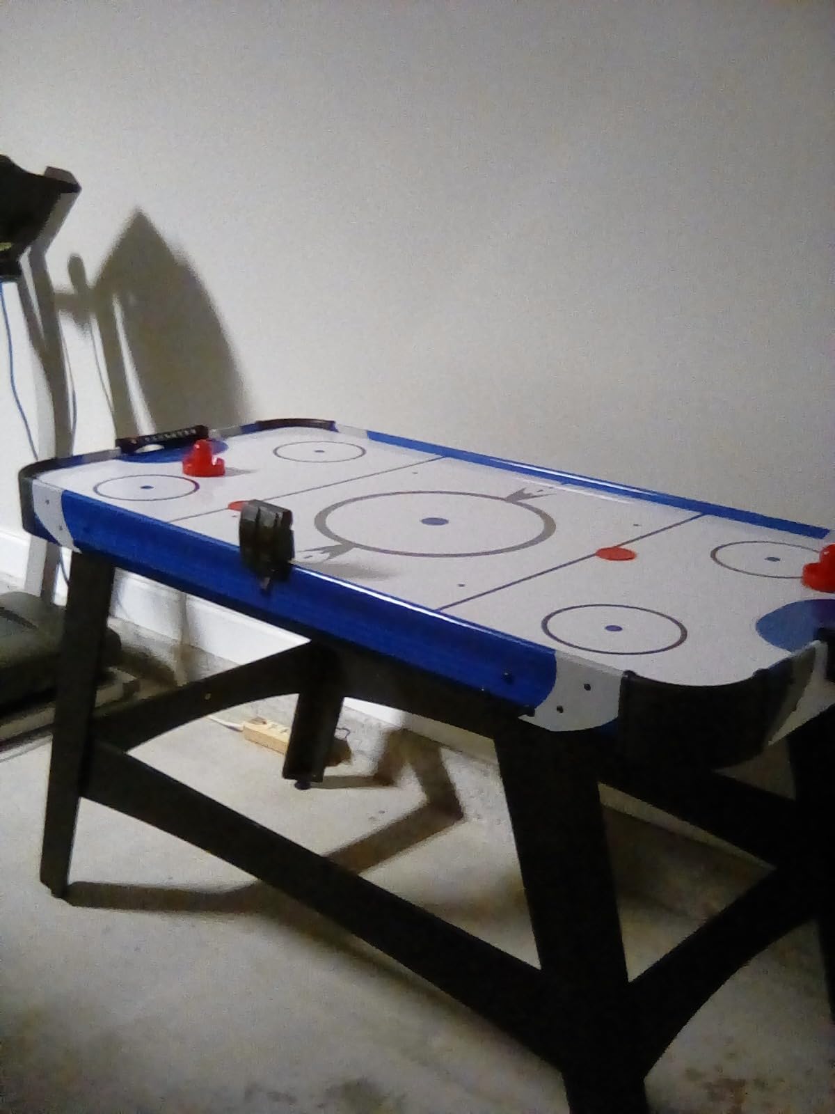 Best Choice Products 58in Mid-Size Arcade Style Air Hockey Table for Game Room, Home, Office w/ 2 Pucks, 2 Pushers, Digital LED Score Board, Powerful 12V Motor, Carrying Bag customer photo 2