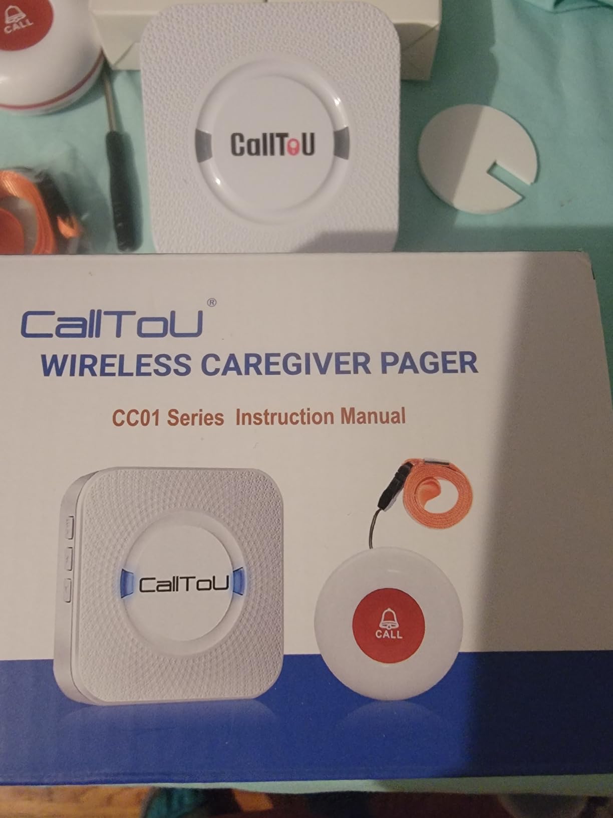 CallToU Caregiver Pager with 2 Wireless Call Button for Elderly at Home customer photo 1