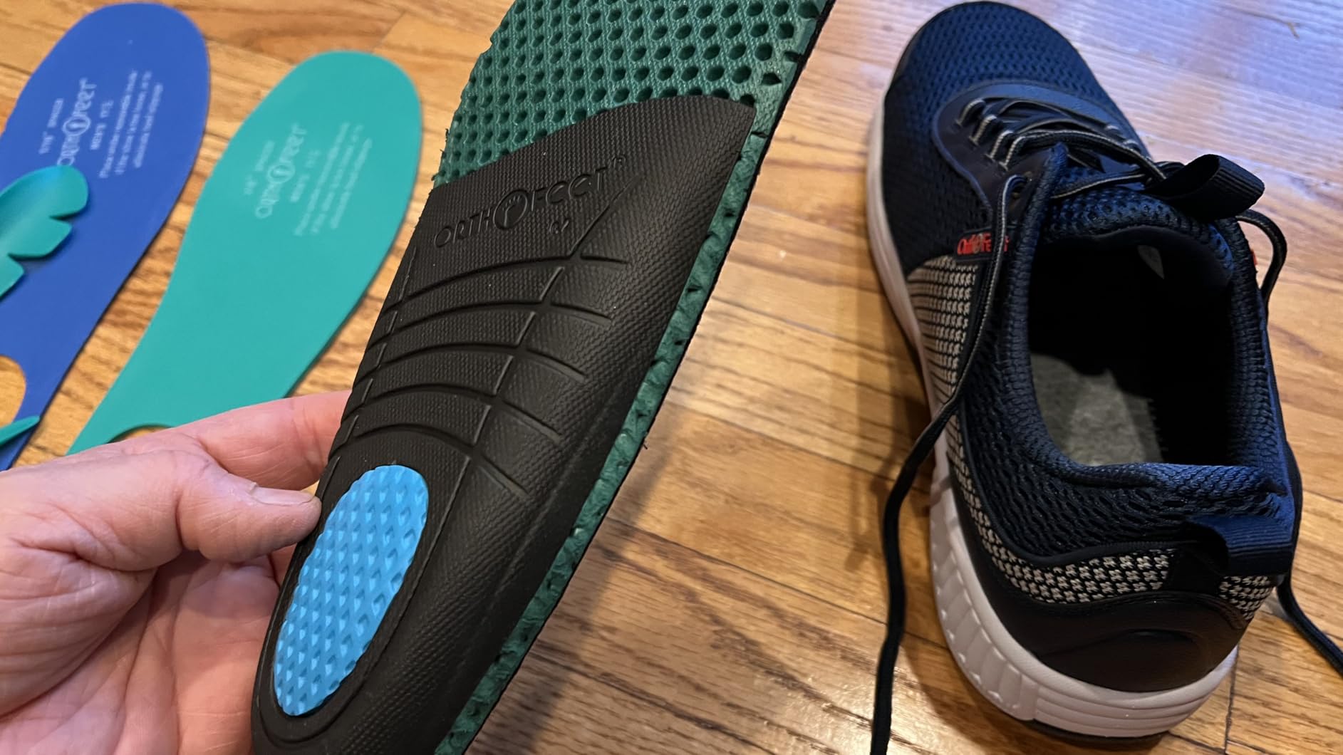 Orthofeet Edgewater Orthopedic Men's Walking Shoes customer photo 1