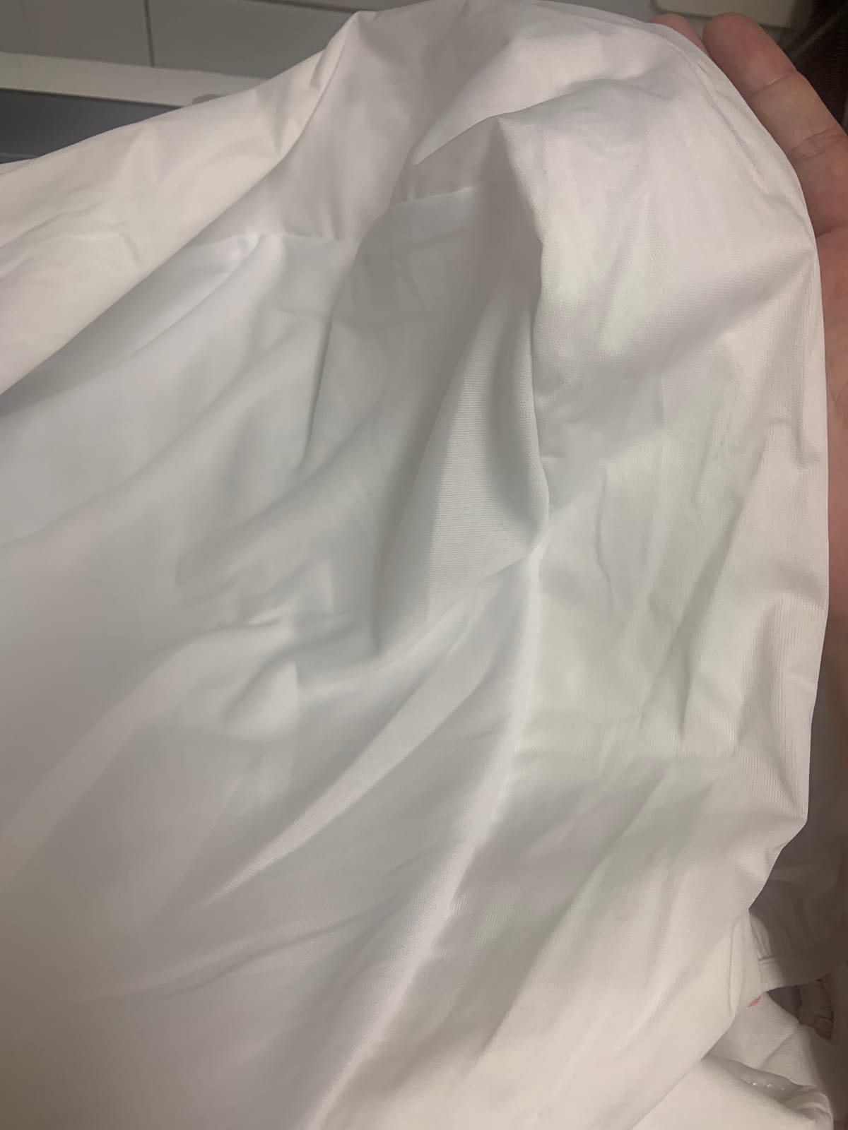 Biloban Crib Mattress Protector Waterproof Sheets Fitted 52” x 28”, White customer photo 1