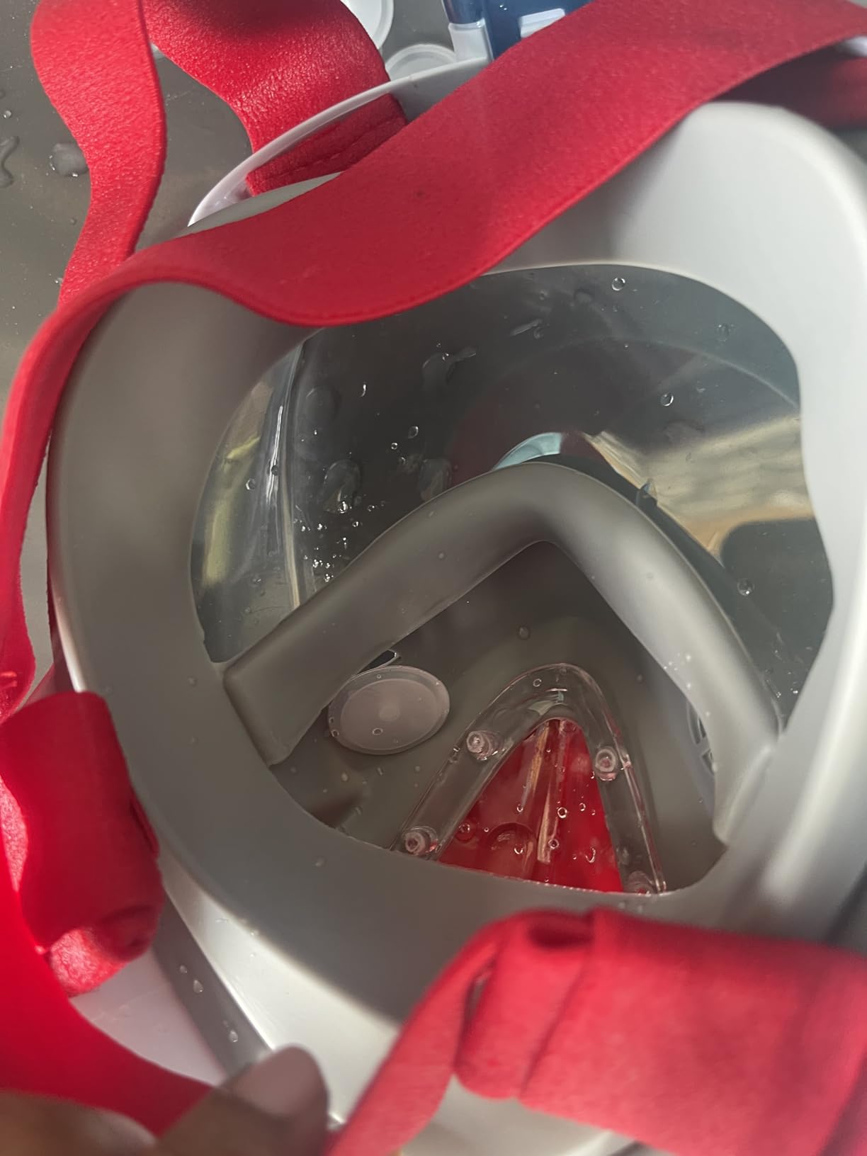 QingSong Kids Snorkel Mask Full Face, Snorkeling Set with Camera Mount, Foldable 180 Degree Panoramic View Snorkeling Gear Anti-Fog Anti-Leak customer photo 1