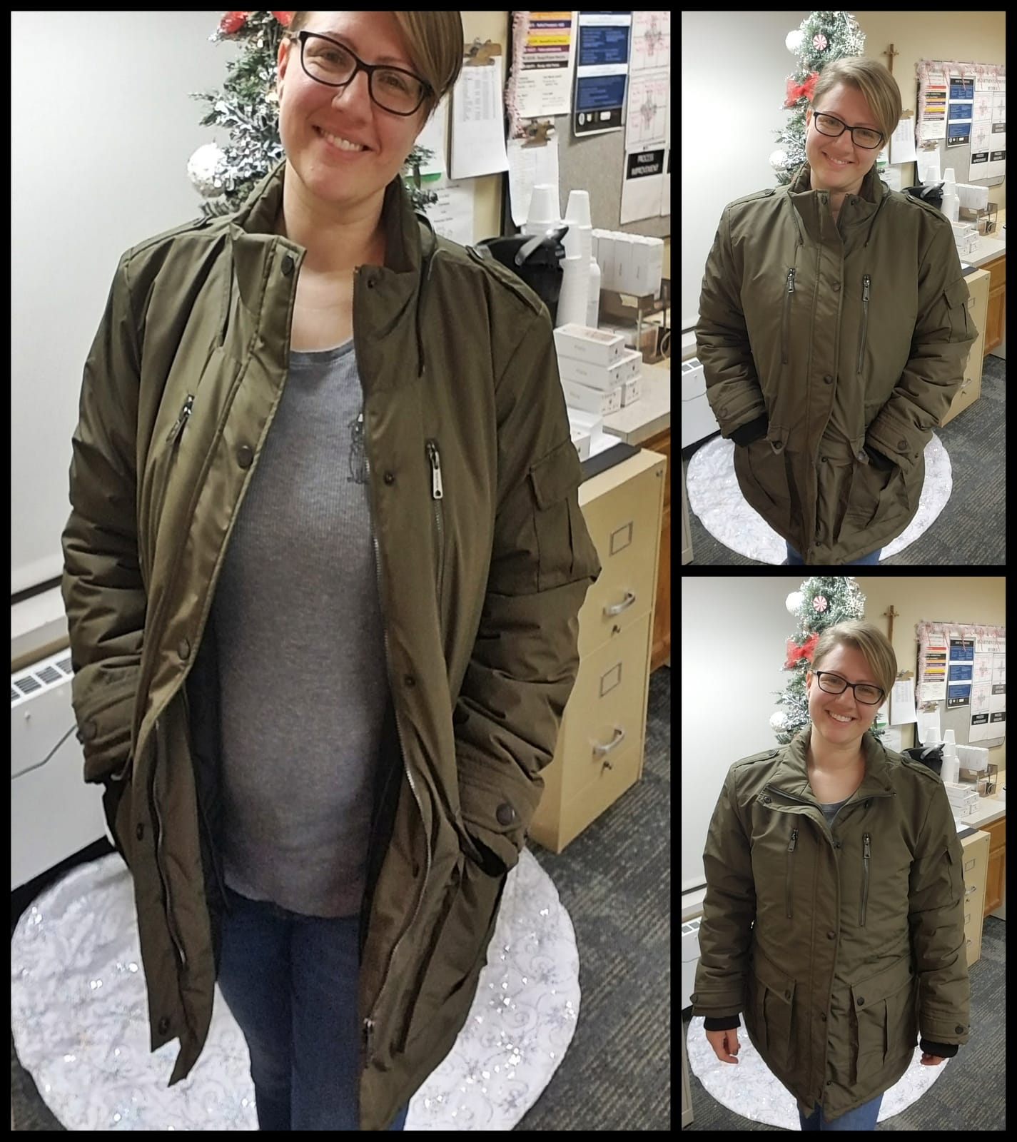 wantdo Women's Quilted Winter Coat Warm Puffer Jacket Thick Parka with Hood customer photo 1