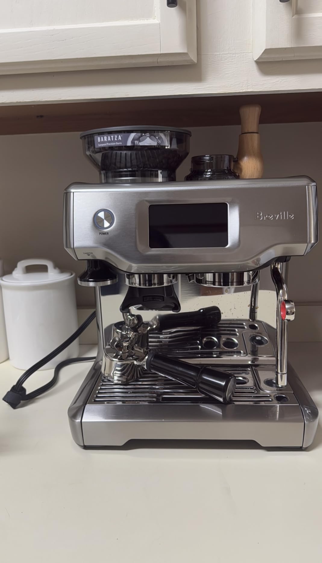 Breville BES880BSS Barista Touch Espresso Machine, Brushed Stainless Steel customer photo 1