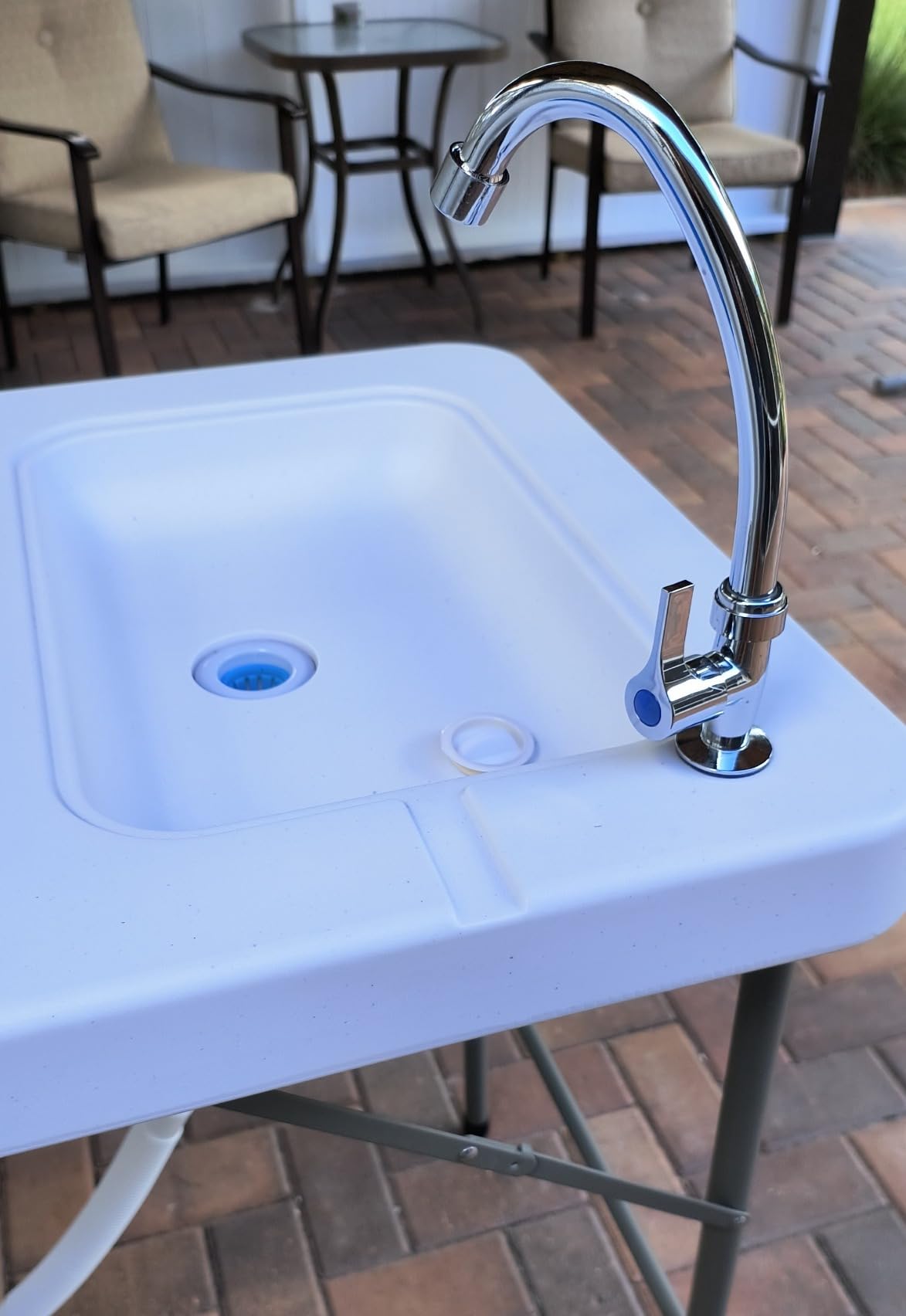 Flash Furniture 4-Foot Portable Outdoor Fish Cleaning Table and Sink customer photo 1