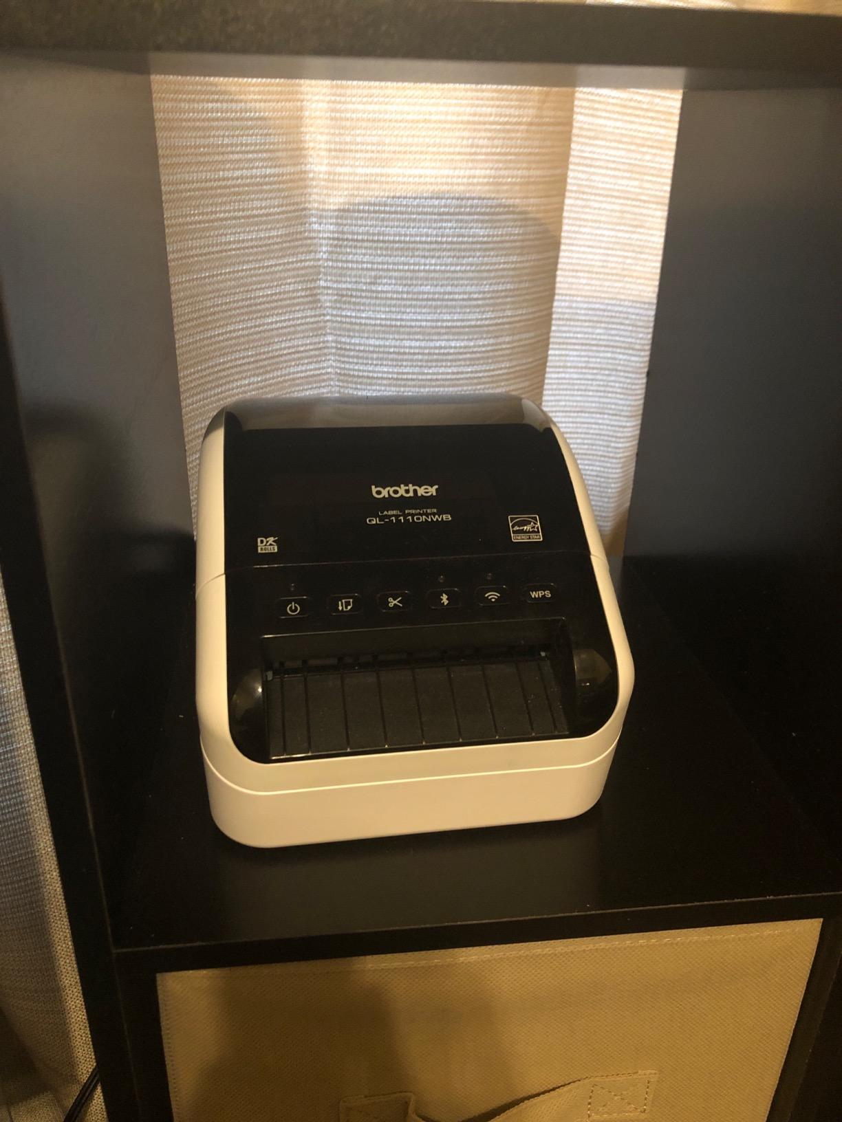 Brother QL-1110NWB Wide Format, Postage and Barcode Professional Thermal Monochrome Label Printer with Wireless Connectivity customer photo 1