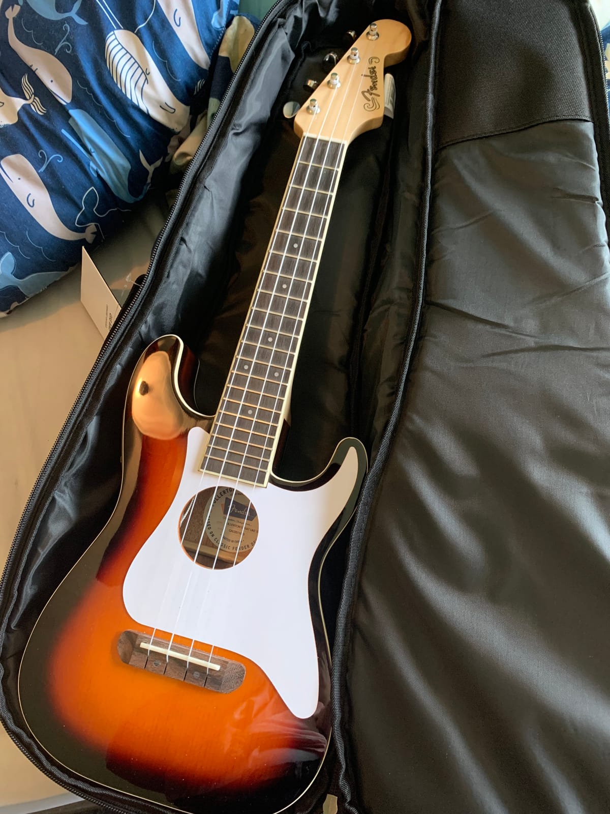 Fender FU610 Ukulele Gig Bag, Concert, Black customer photo 2