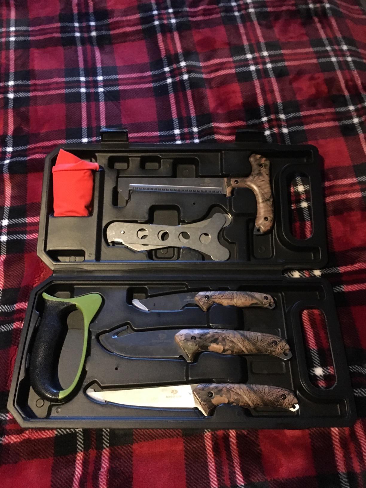 Mossy Oak Field Dressing Kit Hunting Deer Knife Set (8-Piece) customer photo 2