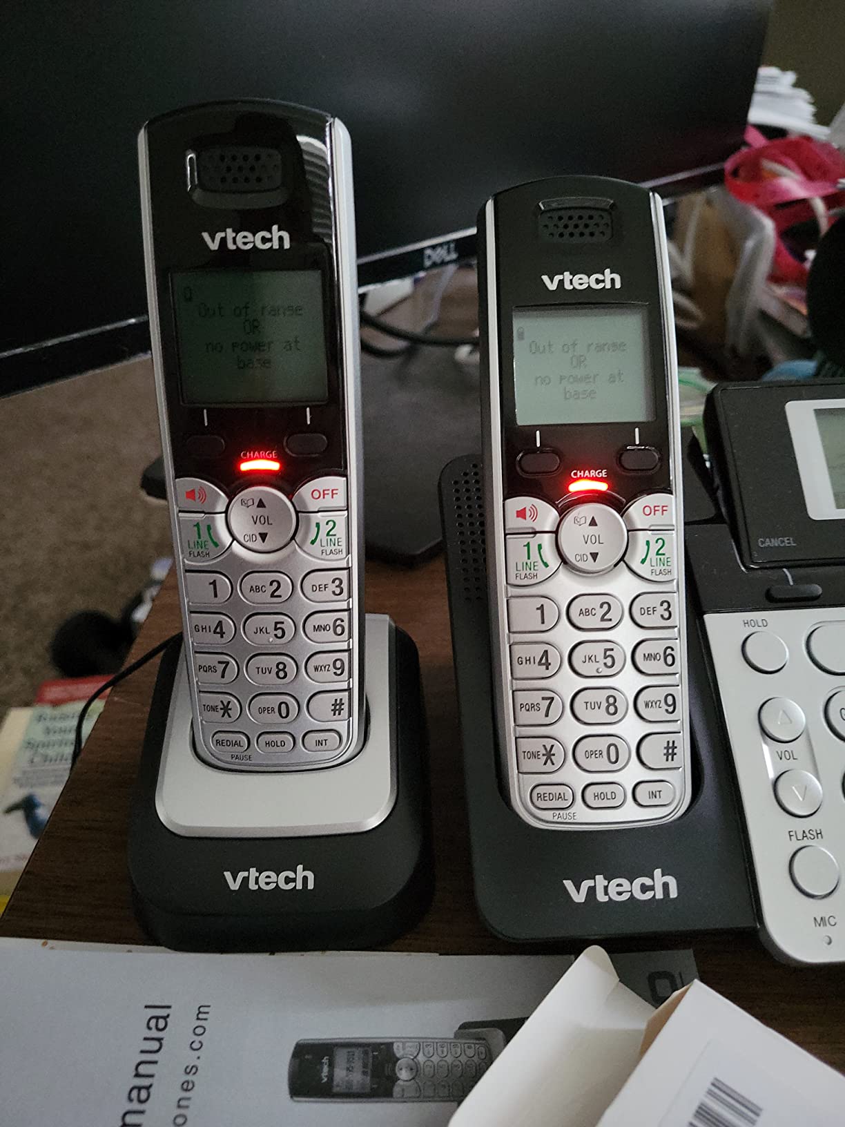 VTech DS6151-2 2-Line Expandable Cordless Phone System, 2 Handsets customer photo 2