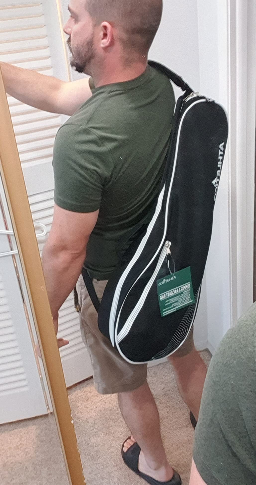 Athletico Tennis Bag and Racketball Bag - Tennis Bags for Women and Men to Hold Tennis Racket, Racquetball Racket, Pickleball Paddles and Other Equipment or Gear customer photo 1
