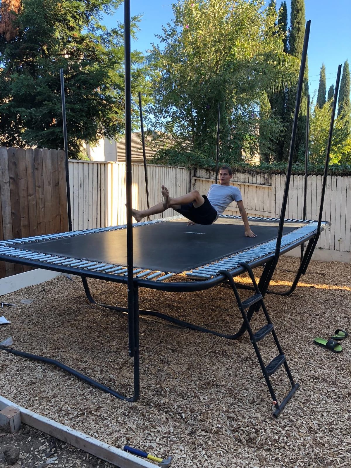 ACON 16 HD Rectangular Trampoline 17x9.8 ft, 140 HD Springs, SafeMat customer photo 2