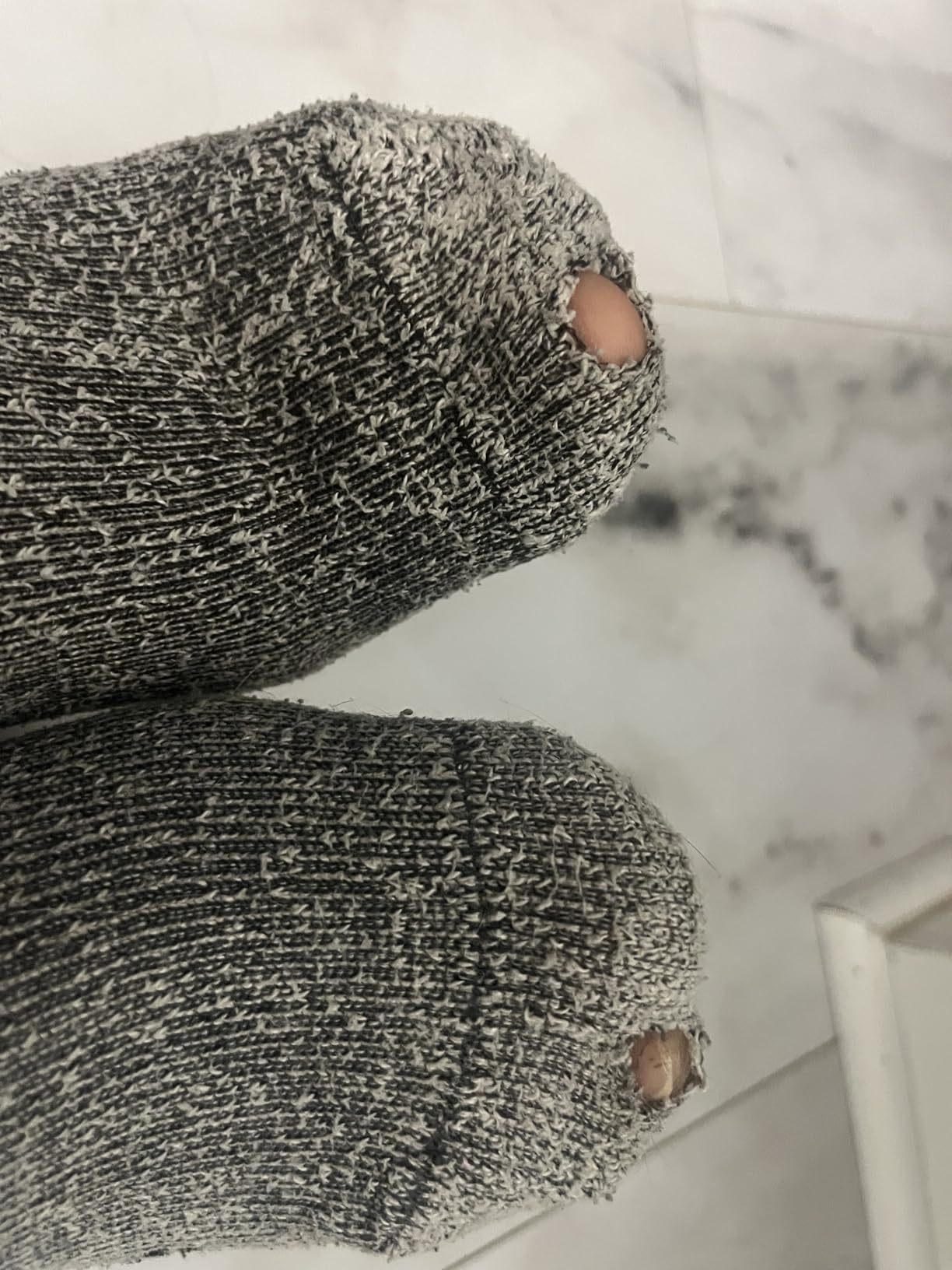Time May Tell Mens Merino Wool Hiking Cushion Socks Thermal Warm Boot Socks | Moisture-Wicking,Breathable &Comfortable,Winter Crew Socks for Outdoors, 2/4 Pairs,Size 5-13 customer photo 1