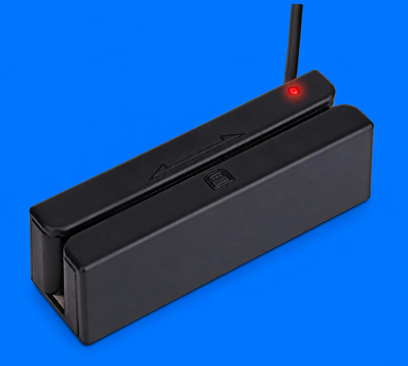 USB Magnetic Stripe 3-Track POS Credit Card Reader Swiper - Magstripe Swipe Card Reader customer photo 1