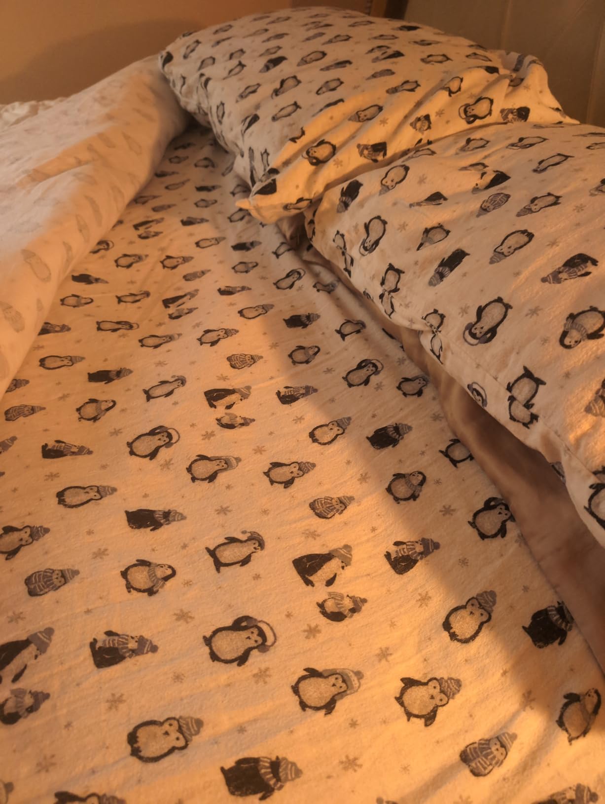Intelligent Design Cozy Soft 100% Cotton Flannel Print Animals Stars Cute Warm, Ultra Soft Cold Weather Sheet Set Bedding, Queen, Pink Llamas 4 Piece customer photo 1