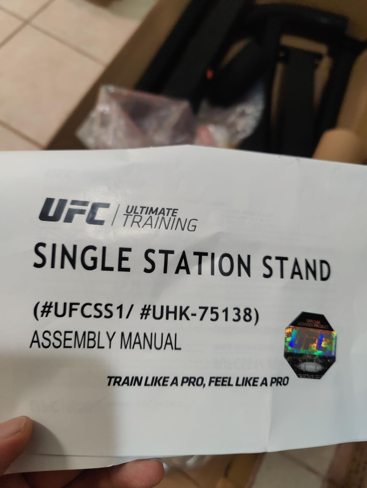 UFC Single Station Stand Heavy Bag Stand for MMA Boxing Punching Bag customer photo 1