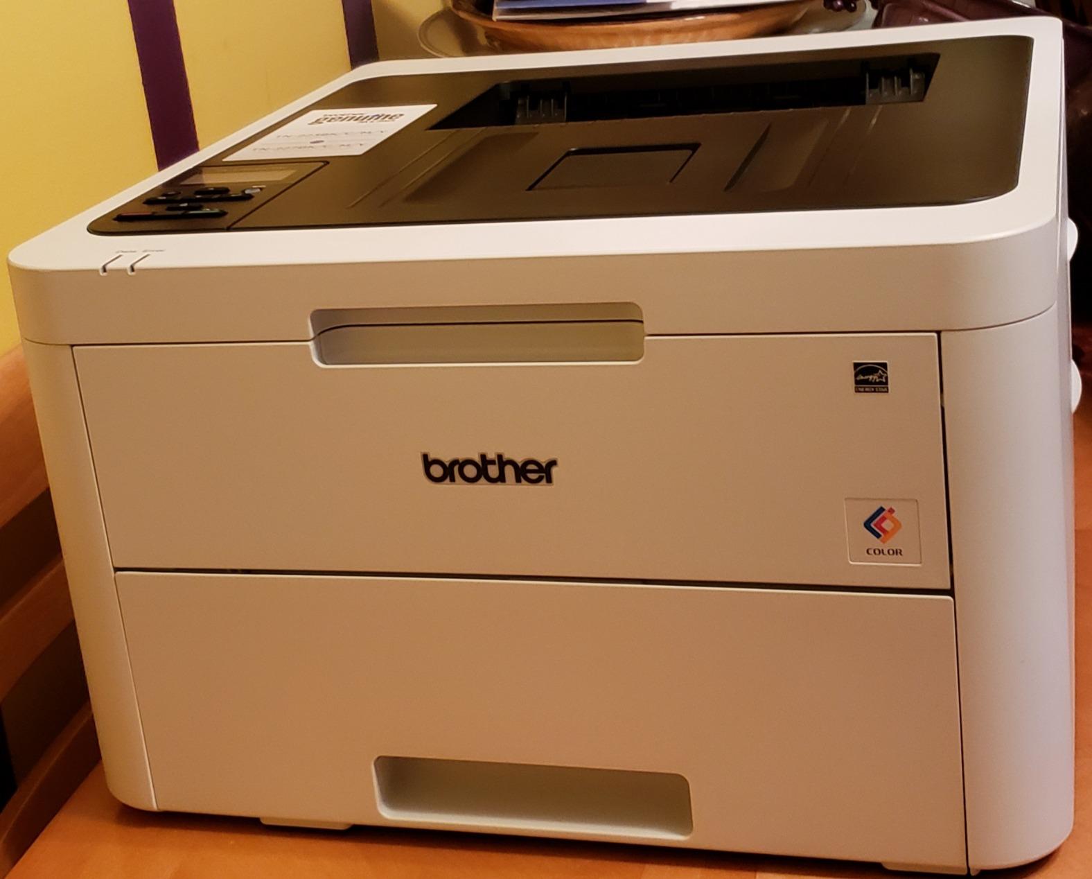 Brother HL-L3230CDW Compact Digital Color Printer Providing Laser Printer Quality Results with Wireless Printing and Duplex Printing, Amazon Dash Replenishment Ready, White customer photo 1