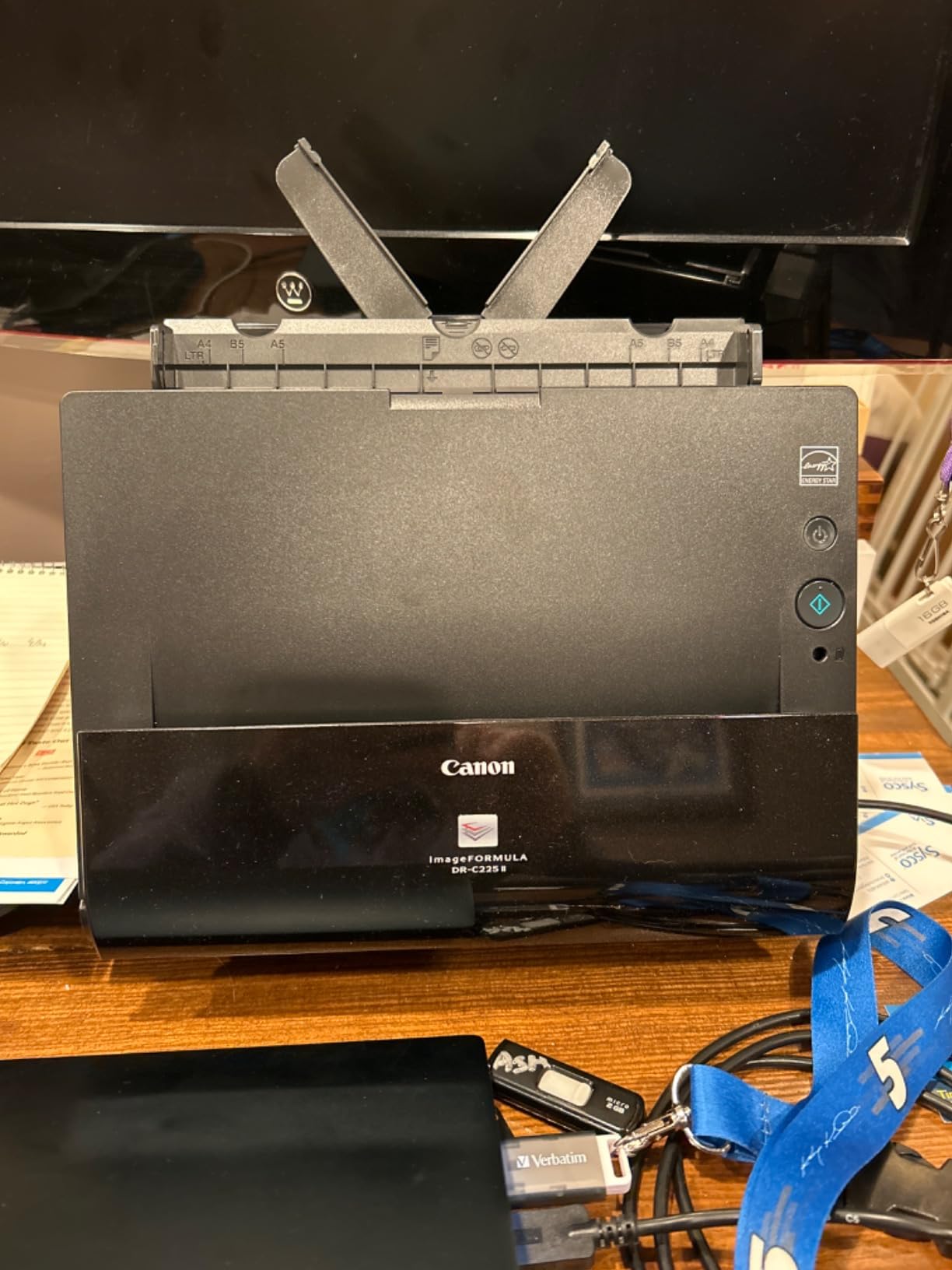Canon imageFORMULA DR-C225 II Office Document Scanner, Black - 3258C002 customer photo 1