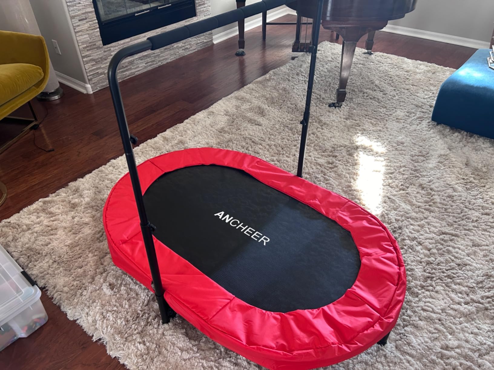 ANCHEER Trampoline for Kids, Toddler Trampoline Indoor Sports and Outdoor Games 56