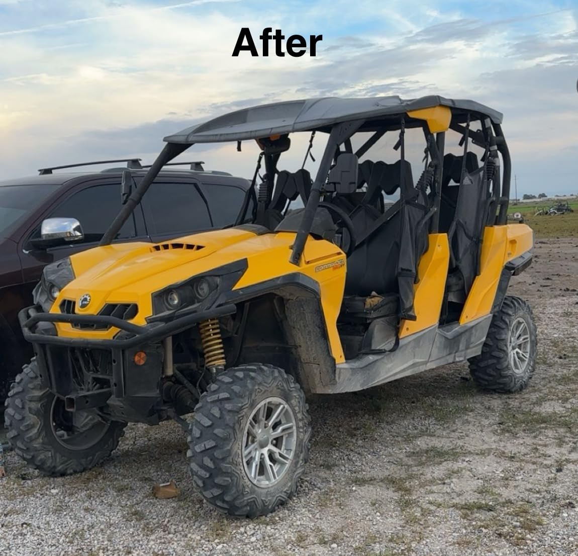 KEMIMOTO UTV Mirrors UTV Side Mirrors Fits 1.6 inch to 2 inch Roll Cage customer photo 1