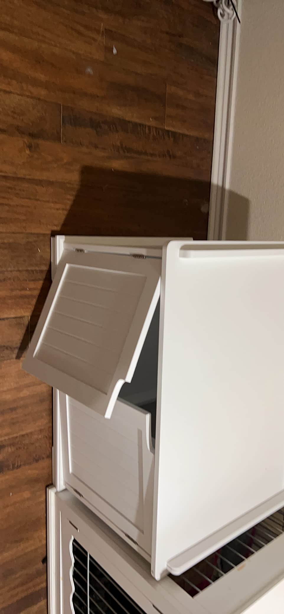 unipaws Cat Litter Box Enclosure Furniture, Hidden Litter Box Cover customer photo 1
