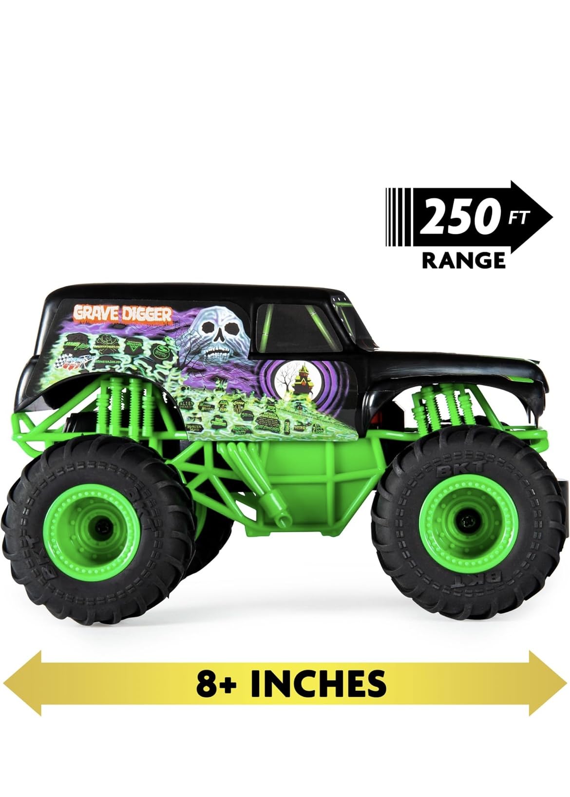 Monster Jam Official Grave Digger Remote Control Monster Truck, 1:24 Scale, 2.4 GHz, for Ages 4 and Up | Remote Control Truck Toy, Durable Construction, Authentic Design, Easy to Use Remote, Pretend Play Gifts for Kids Ages 4+ customer photo 1