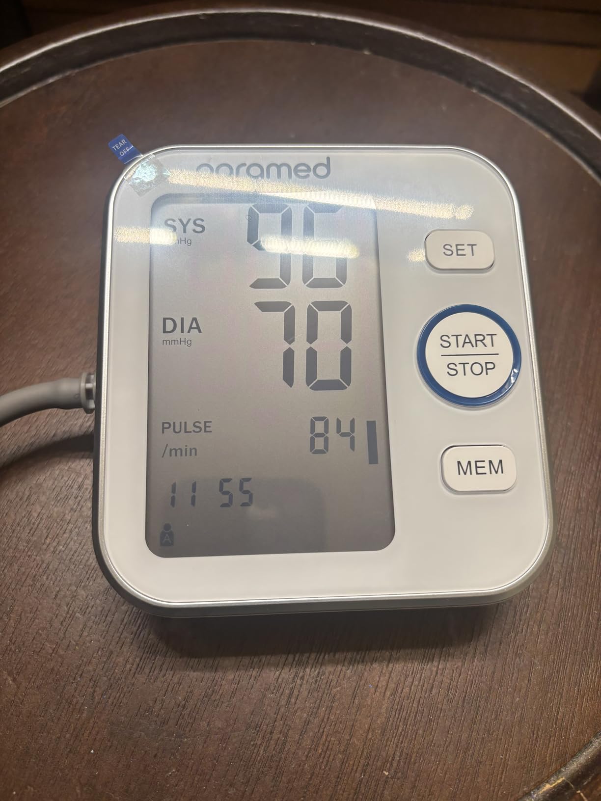 Paramed Blood Pressure Monitor - Bp Machine - Automatic Upper Arm Blood Pressure Cuff 8.7-16.5 inches - Large LCD Display 120 Sets Memory - Device Bag & Batteries Included customer photo 2
