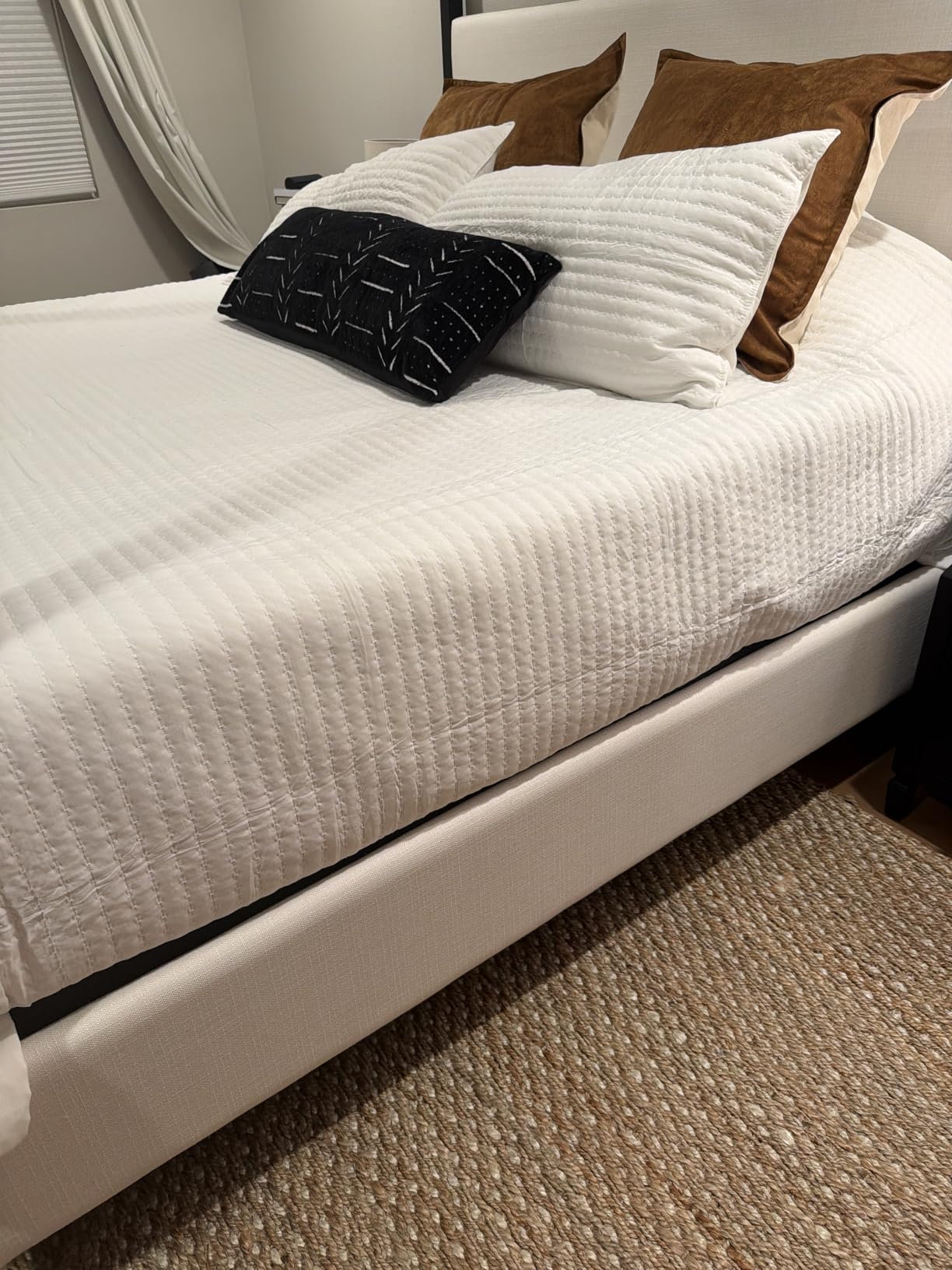 KASENTEX Oversized King Quilt Set 112x106, Soft Washed 3-Layer Lightweight customer photo 2