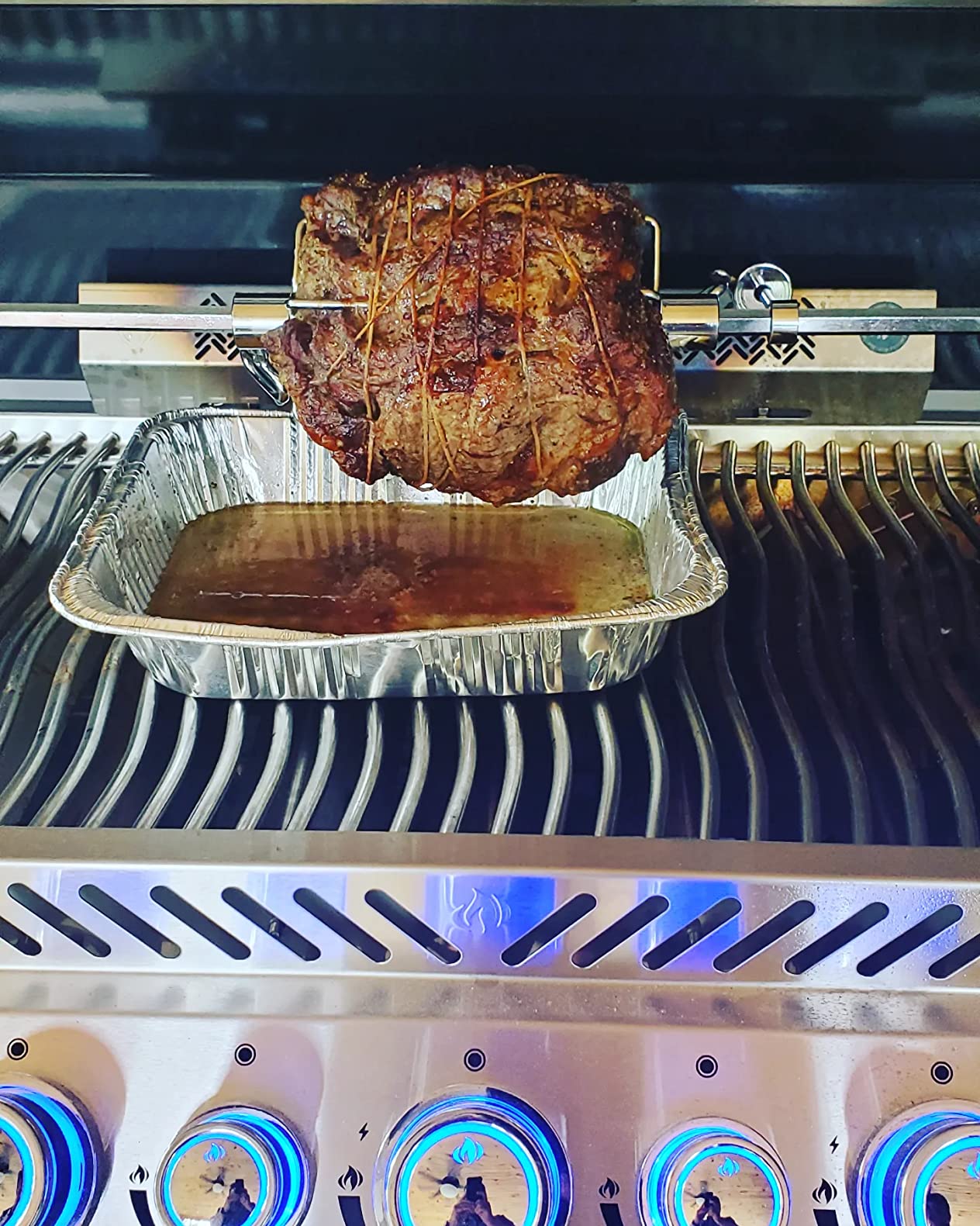 Napoleon BIPRO825RBINSS-3 Built-in Prestige PRO 825 RBI Natural Gas Grill Head, sq.in. + Infrared Infrared Bottom andRear Burner, Stainless Steel customer photo 2