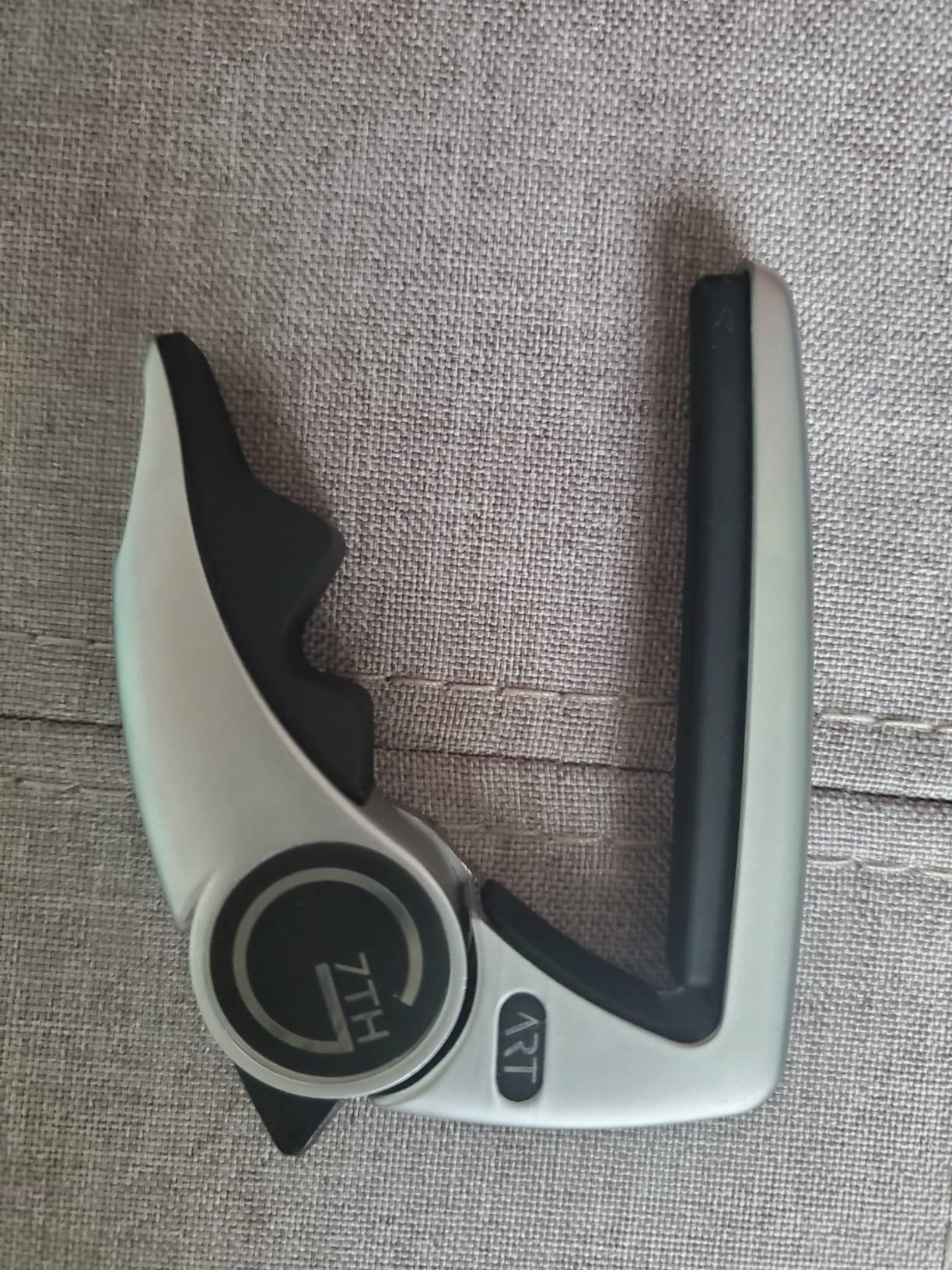 G7th Performance 3 6 String Silver Guitar Capo - Groundbreaking Tension Control & Adaptive Radius Technology - The Perfect Capo for Acoustic and Electric Guitar - UK Designed customer photo 1