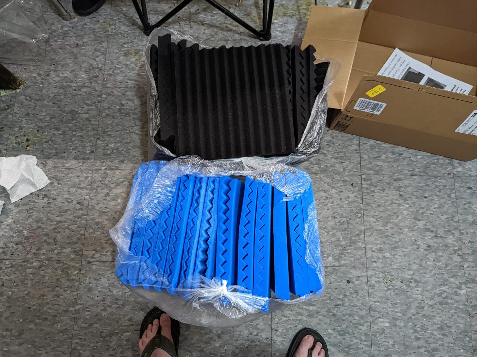 52 Pack Acoustic Foam Panels 1