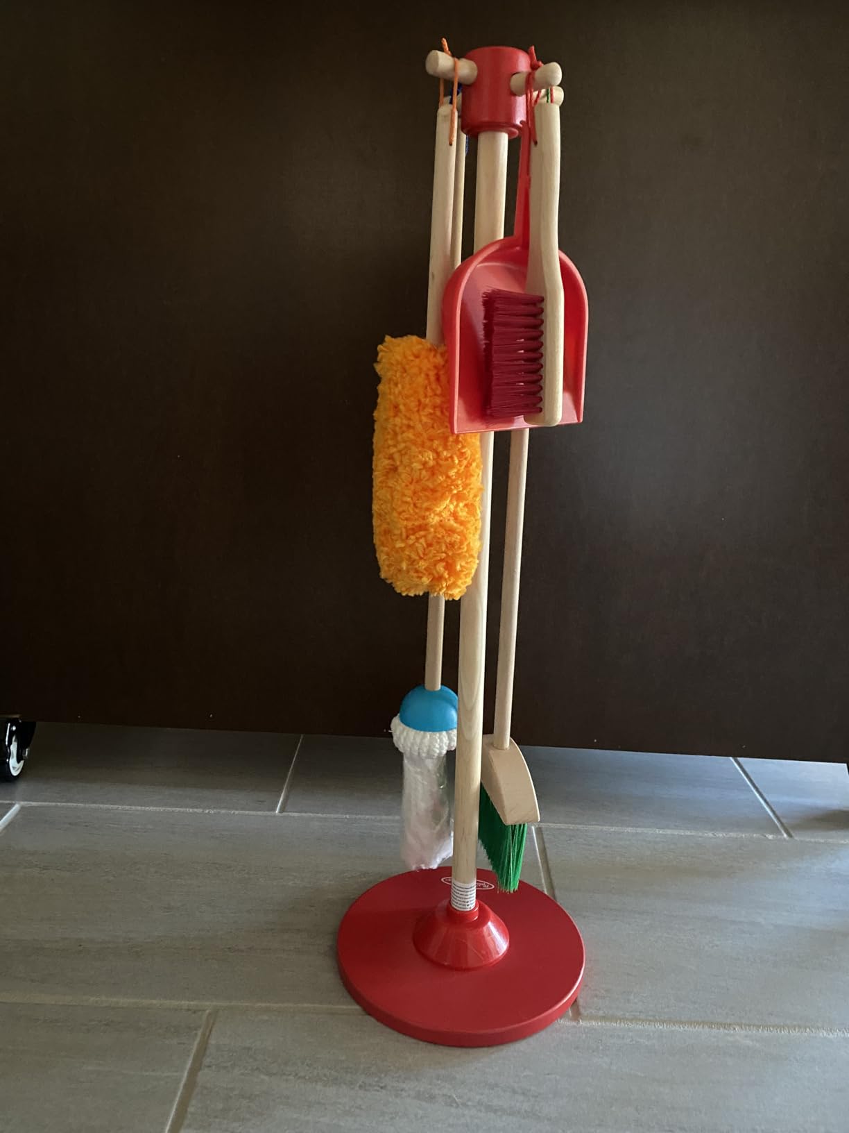 Melissa & Doug Dust Sweep Mop, 6-Pc. Toddler Cleaning Set with Kids Broom & Accessories, Preschool Learning Activities & Kids Toys for Girls & Boys 3+ customer photo 2
