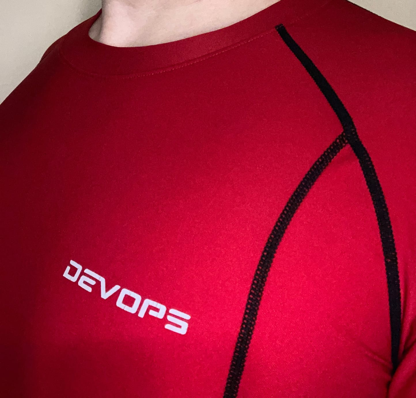 DEVOPS 3 Pack Men's Cool Dry Compression Baselayer Short Sleeve Shirts Top customer photo 2