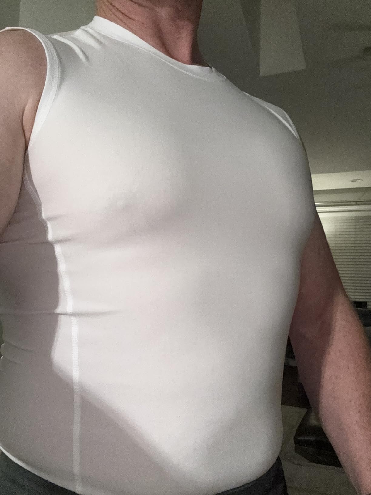 DEVOPS 3 Pack Men's Compression Shirts Sleeveless Tank Top Baselayer customer photo 2