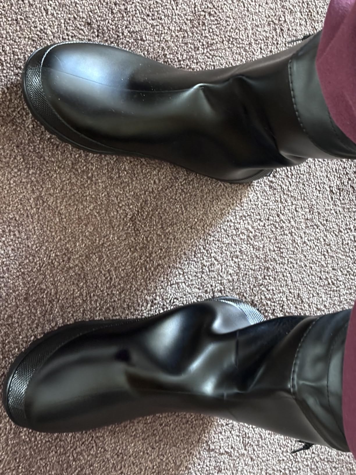 Asgard Women's Mid Calf Rain Boots Collar Gardening Boots Ultra Lightweight Portable Garden Shoes customer photo 2