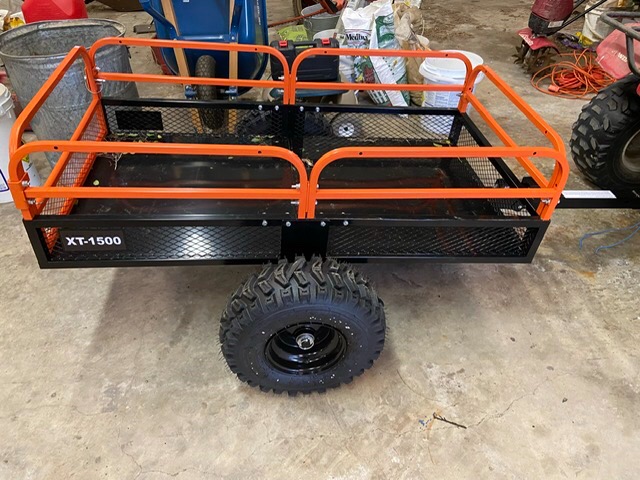 Impact Implements® 1500lb ATV/UTV/Tractor Cargo Trailer with Steel Floor customer photo 1