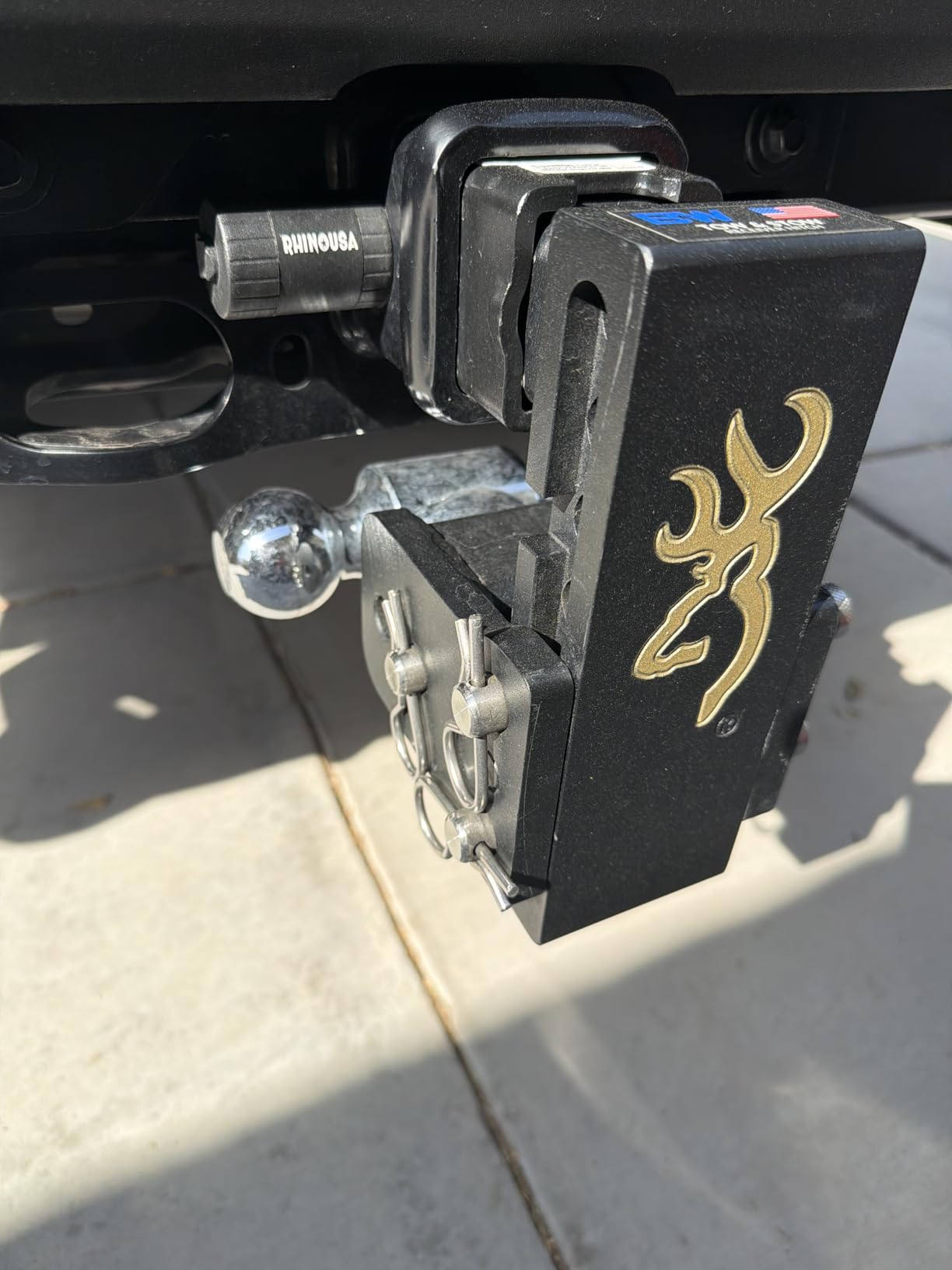 Rhino USA 2in Trailer Hitch Pin - Patented Locking Receiver Pin customer photo 2