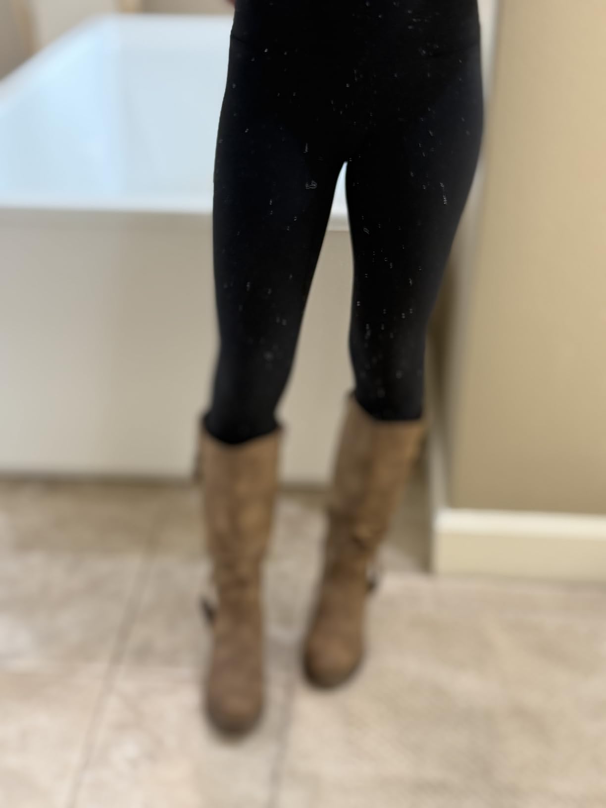 GLOBALWIN Women's Chunky Low Heels Boots Knee High Boots For Women customer photo 1