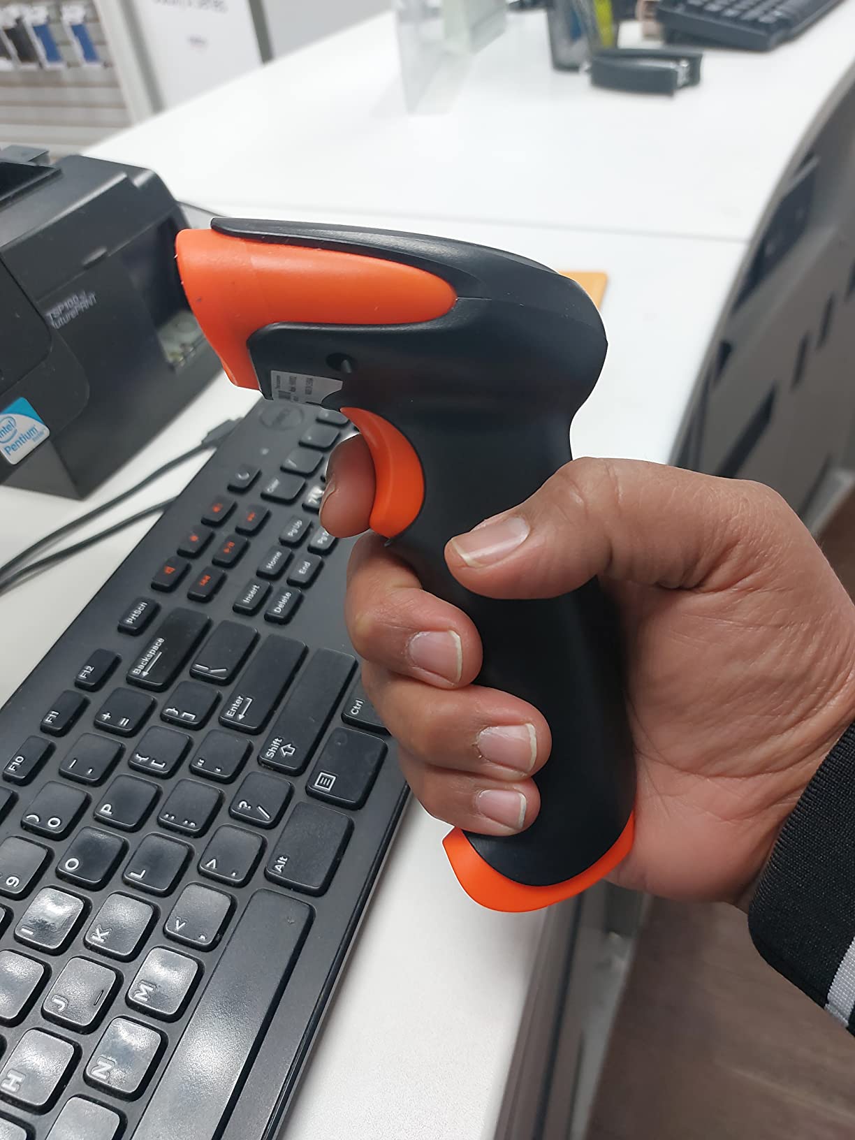Tera Barcode Scanner 2D Wireless: with Battery Indicator and Stand, HW0002 customer photo 1