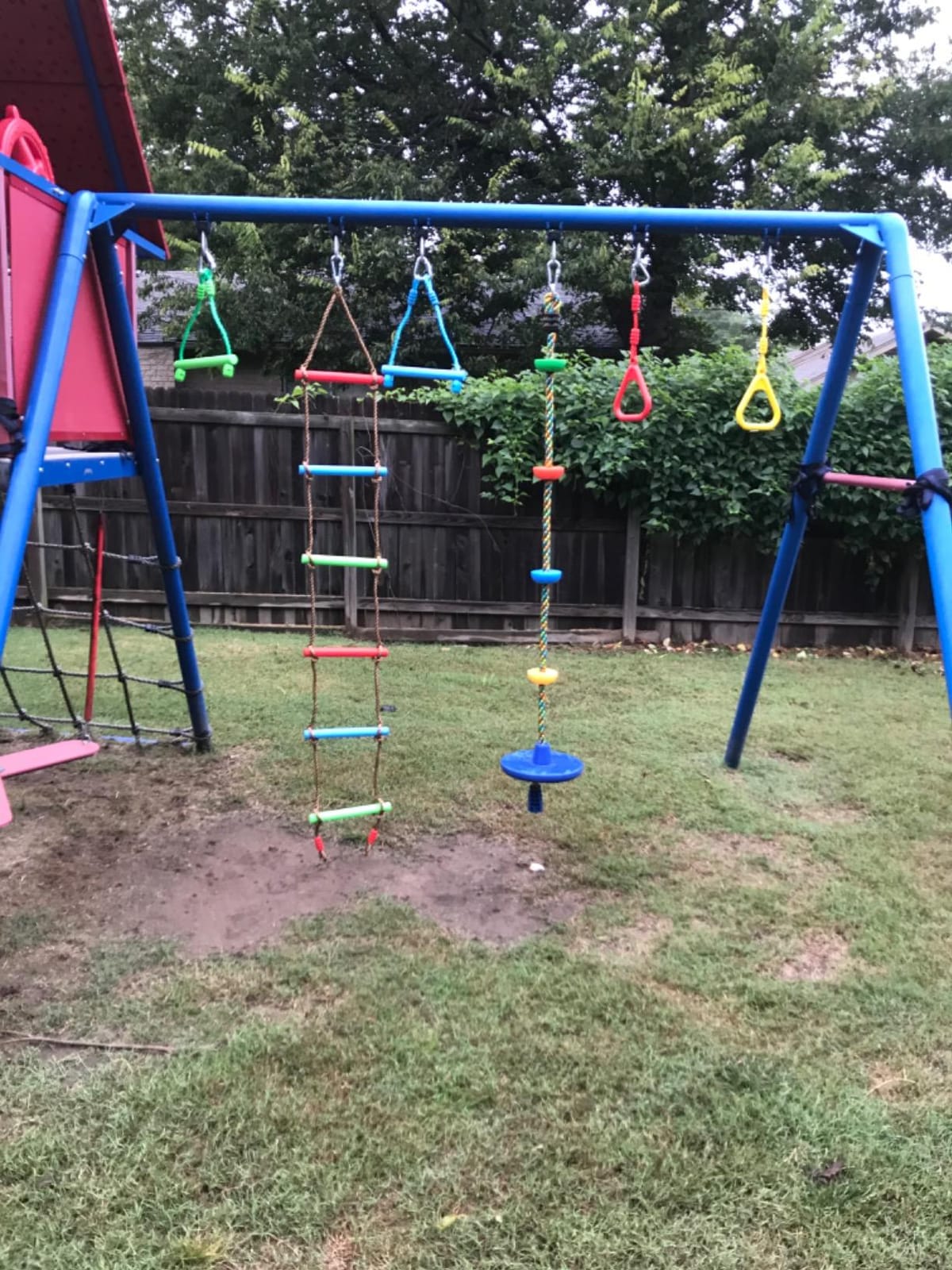 Rainbow Craft 3-Pack Ninja Monkey Bars, Trapeze Swing Bars for Kids customer photo 2